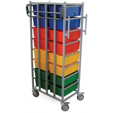 Laundry Cart - 16 Tray