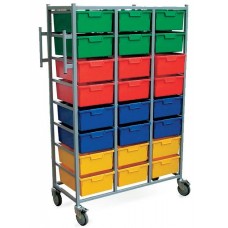 Laundry Cart - 24 Tray