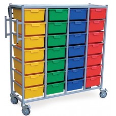 Laundry Cart - 28 Tray