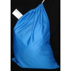 Linen Bag With Drawstring and Toggle: Blue (out of stock)