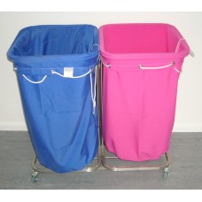 Carry Sack Trolley Stainless Steel - Twin (without bags)