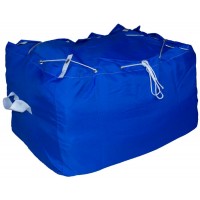 Commercial Laundry Hamper With Drawstring Closure CD401 Royal Blue