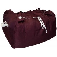 Commercial Laundry Hamper With Drawstring Closure CD430 Dark Red