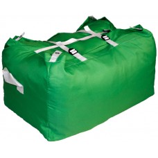 Commercial Laundry Hamper With Three Strap Closure CD504 Green