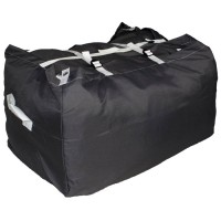 Commercial Laundry Hamper With Three Strap Closure CD518 Dark Grey