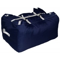 Commercial Laundry Hamper With Three Strap Closure CD525 Navy Blue