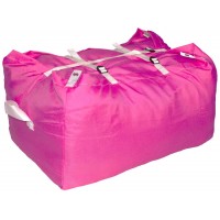 Commercial Laundry Hamper With Three Strap Closure CD524 Pink