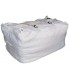 Commercial Laundry Hamper With Three Strap Closure CD503 White