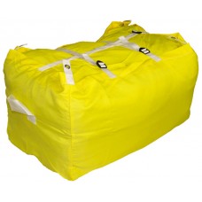 Commercial Laundry Hamper With Three Strap Closure CD502 Yellow