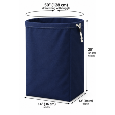 Small Laundry Bag with 2 eyelets, drawstring and toggle CD325 Navy Blue Small Laundry Bag with 2 eyelets, drawstring and toggle CD325 Navy Blue