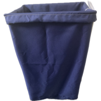 Small Laundry Bag with 2 eyelets, drawstring and toggle CD325 Navy Blue