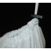 Linen Bag With Drawstring and Toggle: White (OUT OF STOCK)