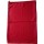 Linen Bag With Drawstring and Toggle: Cherry Red