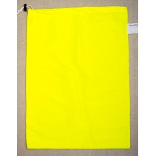 Linen Bag With Drawstring and Toggle: Hi Vis Yellow