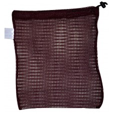 Drawstring Net Bag: Small 12" x 14" With Toggle (Maroon)