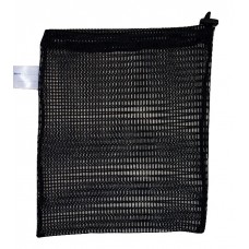 Drawstring Net Bag: Small 12" x 14" With Toggle (Black)