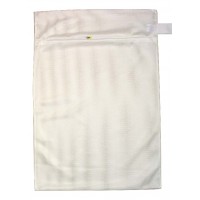 Zipped Heavy Duty Mesh Bag: Extra Large 24" x 34" - White