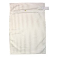 Zipped Heavy Duty Mesh Bag: Extra Large 24" x 34" - White