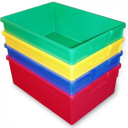 Laundry Cart 24 Tray Stainless Steel